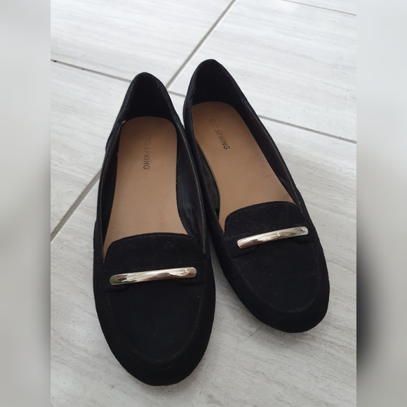 Call it Spring Black Flats
